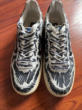 V-10 LEATHER VEJA X MARNI BLACK